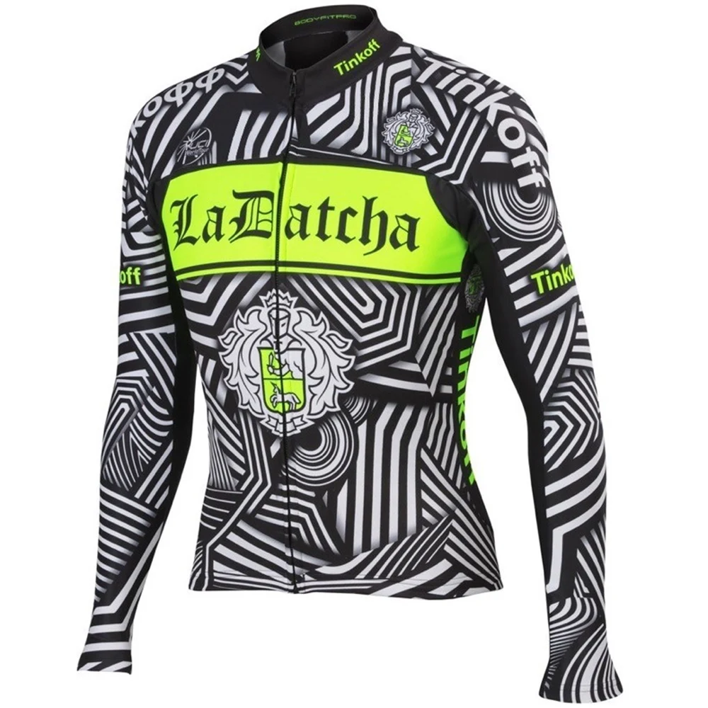 Tinkoff профессиональная команда с длинным рукавом Велоспорт Джерси Ropa Ciclismo Maillot