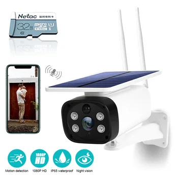 HD 1080P Solar WiFi IR Bulllet Security IP Camera Outdoor IR Night Vision Audio PIR Alarm CCTV Battery Camera with SD Card
HD 1080P Solar WiFi IR Bulllet Security IP Camera Outdoor IR Night Vision Audio PIR Alarm CCTV Battery Camera with SD Card