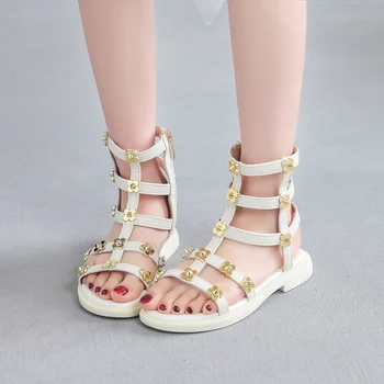 Summer Rome Sandals Baby Girl Princess Shoes Fashion Rivet Flower Kids Sandals for Girls Flat Sandals Little Girl Shoes SXY013
Summer Rome Sandals Baby Girl Princess Shoes Fashion Rivet Flower Kids Sandals for Girls Flat Sandals Little Girl Shoes SXY013
