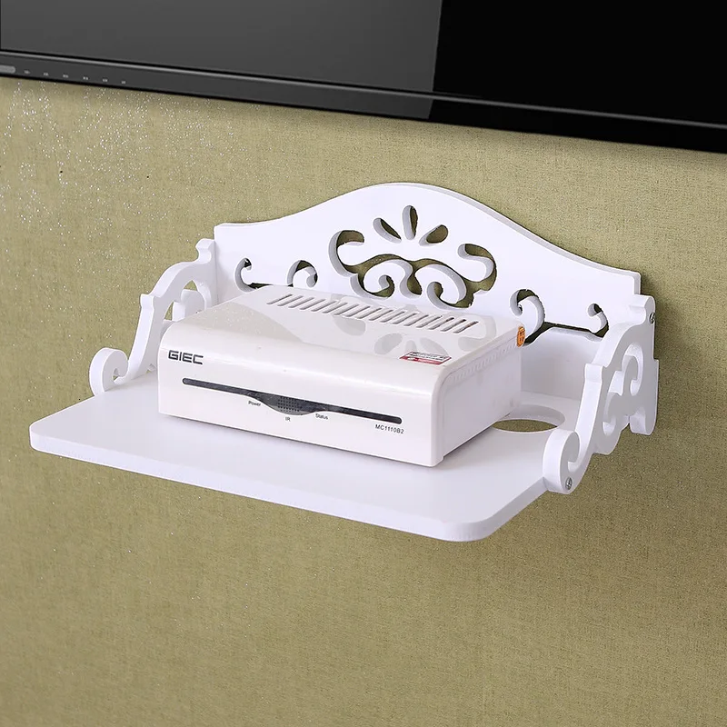 TV set-top box shelf, wall-mounted punch-free decorative frame WiFi router storage box, decorative wall shelf rack storage rack
TV set-top box shelf, wall-mounted punch-free decorative frame WiFi router storage box, decorative wall shelf rack storage rack