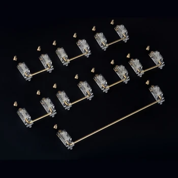Gold Plated Pcb Screw Stabilizer Plate Mechanical Keyboard Mounted Key Plate 62KA 
Gold Plated Pcb Screw Stabilizer Plate Mechanical Keyboard Mounted Key Plate 62KA