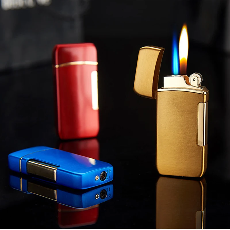 Double Fire Conversion Flame Straight Into Windproof Lighter Grinding Wheel Inflatable Open Flame Lighter Adjustable Fmale
Double Fire Conversion Flame Straight Into Windproof Lighter Grinding Wheel Inflatable Open Flame Lighter Adjustable Fmale