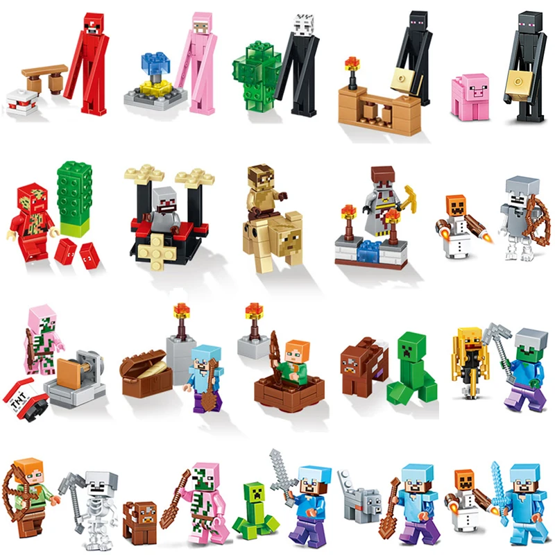 2019 NEW MinecraftINGlys Village Figures Animals Building Blocks Sets Kids Educational Toys Compatible LegoINGlys Christmas Gift
2019 NEW MinecraftINGlys Village Figures Animals Building Blocks Sets Kids Educational Toys Compatible LegoINGlys Christmas Gift