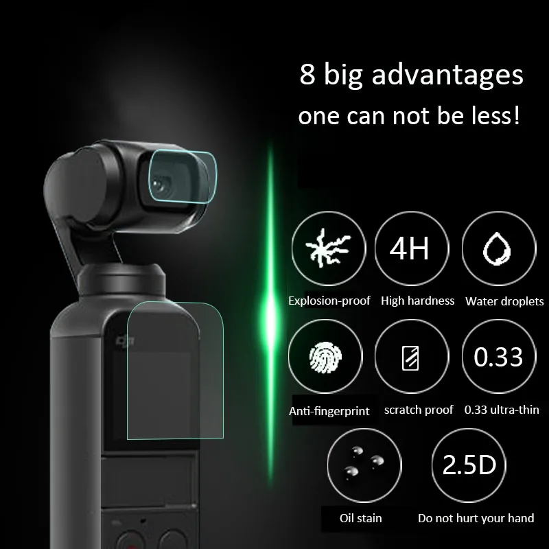 DJI OSMO Pocket Screen Film Camera Lens Protective Film Accessory for 4K Gimbal Phone Protector Films
DJI OSMO Pocket Screen Film Camera Lens Protective Film Accessory for 4K Gimbal Phone Protector Films