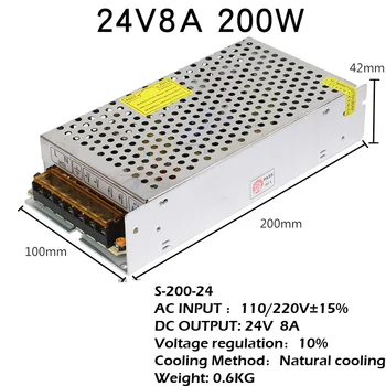 Transform AC220V into DC24V Switch Power Supply 2A 5A 10A 15A adapter DC24V Light Box Transformer Switching Mode Power Supply
Transform AC220V into DC24V Switch Power Supply 2A 5A 10A 15A adapter DC24V Light Box Transformer Switching Mode Power Supply