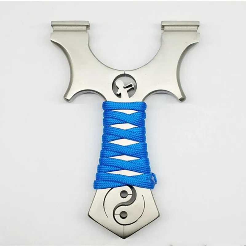 Titanium Stainless Steel Quick-pressure Slingshot with Flat Rubber Band Optical Fiber Sight for Hunting Shooting
Titanium Stainless Steel Quick-pressure Slingshot with Flat Rubber Band Optical Fiber Sight for Hunting Shooting