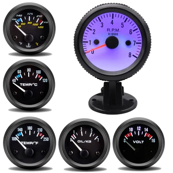 52mm Water Temperature Gauge Engine Digital Thermometer Voltmeter Gauge Tachometer Pressure Gauge Oil Temp Gauges Voltage Blue
52mm Water Temperature Gauge Engine Digital Thermometer Voltmeter Gauge Tachometer Pressure Gauge Oil Temp Gauges Voltage Blue
