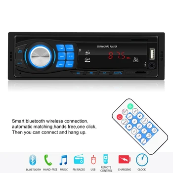 New 12V Universal Car Bluetooth MP3 Player Card U Disk Radio Car Control Modification Car Stereo MP3 Player
New 12V Universal Car Bluetooth MP3 Player Card U Disk Radio Car Control Modification Car Stereo MP3 Player