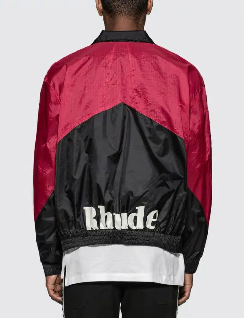 RHUDE Jackets Men Women Stitching Rainbow Coats Striped Streetwear Windbreaker Sunscreen Bomber Vetements RHUDE Army Jacket 
RHUDE Jackets Men Women Stitching Rainbow Coats Striped Streetwear Windbreaker Sunscreen Bomber Vetements RHUDE Army Jacket