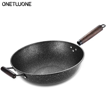 Nonstick Wok, Nonstick Stone Round bottom wok, Best Nonstick Omelette Skillet with Soft Touch Handle, Induction Compatible
Nonstick Wok, Nonstick Stone Round bottom wok, Best Nonstick Omelette Skillet with Soft Touch Handle, Induction Compatible