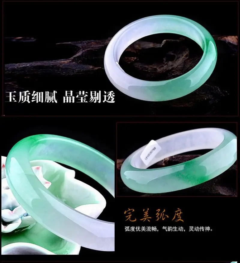 Красивый зеленый и белый нефритовый браслет, Изумрудный браслет, амулет на запястье, украшение из натурального жадита
Красивый зеленый и белый нефритовый браслет, Изумрудный браслет, амулет на запястье, украшение из натурального жадита
