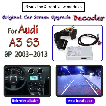 Original Car Screen Upgrade Reversing Camera Adpter For Audi A3 S3 8P 2003~2013 MMI Interface Front Rear Backup Camera Decoder
Original Car Screen Upgrade Reversing Camera Adpter For Audi A3 S3 8P 2003~2013 MMI Interface Front Rear Backup Camera Decoder