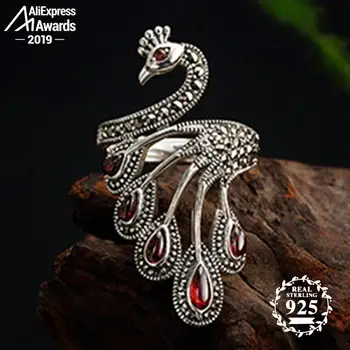 S925 Fine Antique shop Ruby Animal Phenix Rings Women Handmade Vintage Natural Carnelian Retro Ruby red jasper Agate
S925 Fine Antique shop Ruby Animal Phenix Rings Women Handmade Vintage Natural Carnelian Retro Ruby red jasper Agate