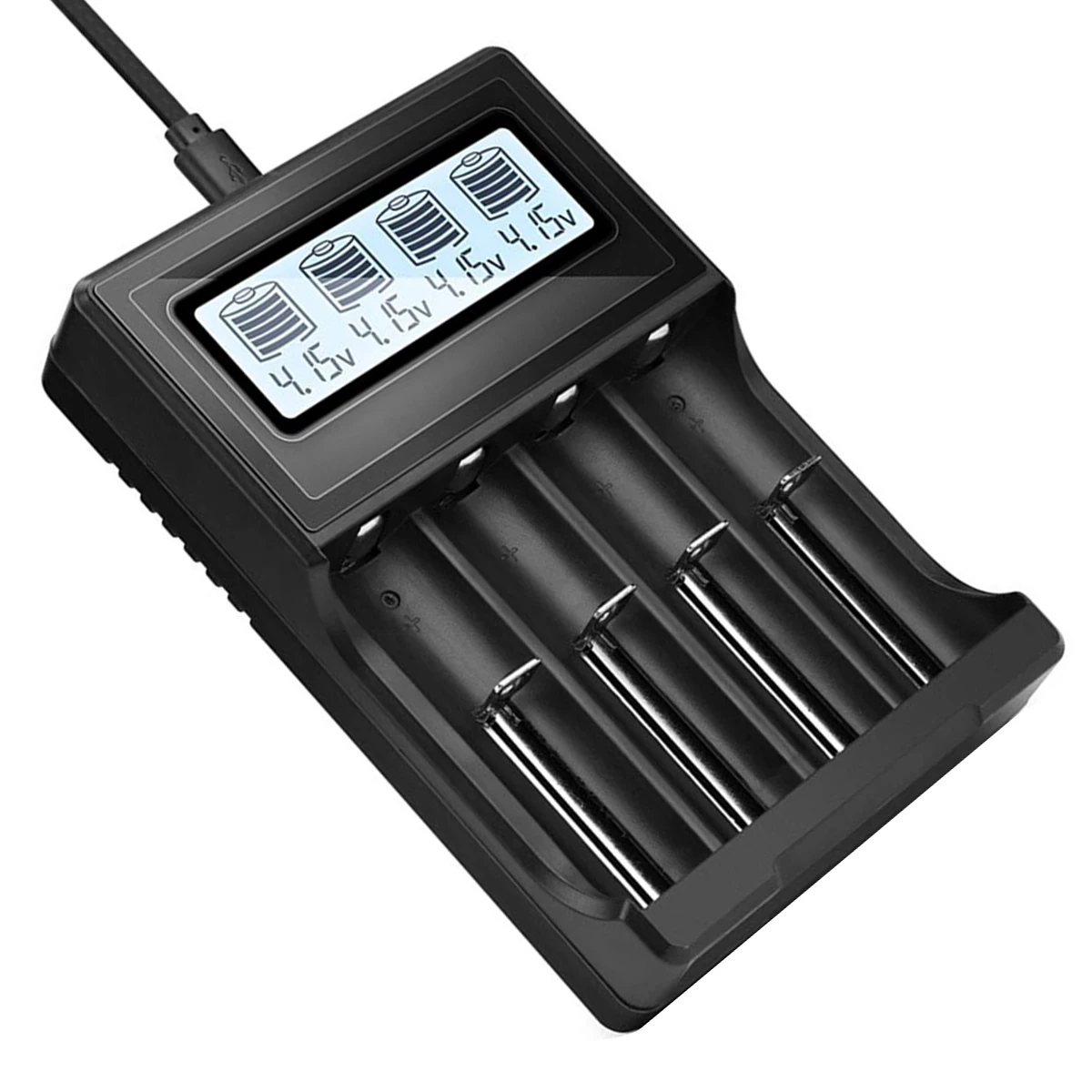 SOONHUA 4-Slot Battery Charger LCD Display Batteries Chargers For Rechargeable 3.3V/3.7V 14500 18650 Li-Ion Batteries New
SOONHUA 4-Slot Battery Charger LCD Display Batteries Chargers For Rechargeable 3.3V/3.7V 14500 18650 Li-Ion Batteries New