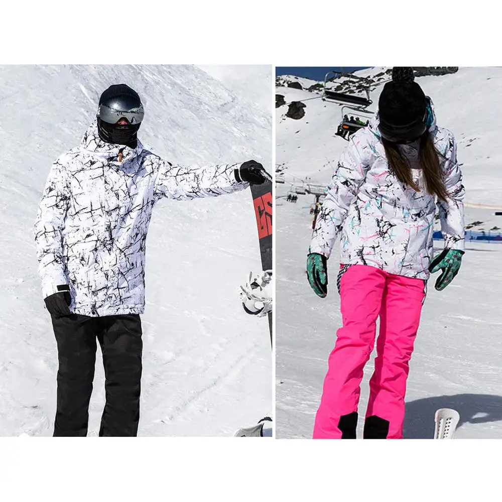 

SMN Women's and Men's Snow Suit Outdoor Sports Costume Skiing Wear 10k Waterproof Windproof Snowboarding Coats Skiing Jackets