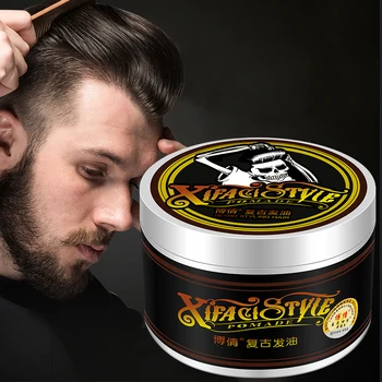BOQIAN Professional Hair Wax Pomade Restoring Hair Styling Wax Skeleton Cream Slicked Oil Mud Hair Wax Men Modeling Gel 120g 
BOQIAN Professional Hair Wax Pomade Restoring Hair Styling Wax Skeleton Cream Slicked Oil Mud Hair Wax Men Modeling Gel 120g