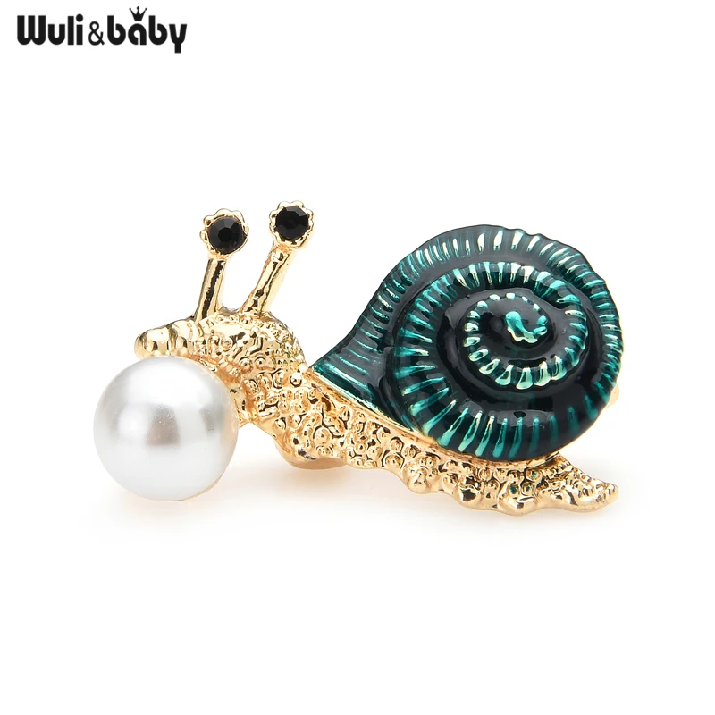 Wuli&baby Pearl Enamel Snail Brooches Women Insects Party Office Casual Broocoh Pins Gifts
Wuli&baby Pearl Enamel Snail Brooches Women Insects Party Office Casual Broocoh Pins Gifts