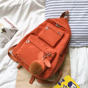 Women Fashion Canvas Backpack Teenage Girls Casual Shoulder School Bag Lady Female Solid Travel Large Capacity Rucksack Daypack
Women Fashion Canvas Backpack Teenage Girls Casual Shoulder School Bag Lady Female Solid Travel Large Capacity Rucksack Daypack