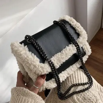 Plush Square Crossbody bag 2020 Fashion New Quality PU Leather Women's Designer Handbag Vintage Chain Shoulder Messenger Bag
Plush Square Crossbody bag 2020 Fashion New Quality PU Leather Women's Designer Handbag Vintage Chain Shoulder Messenger Bag