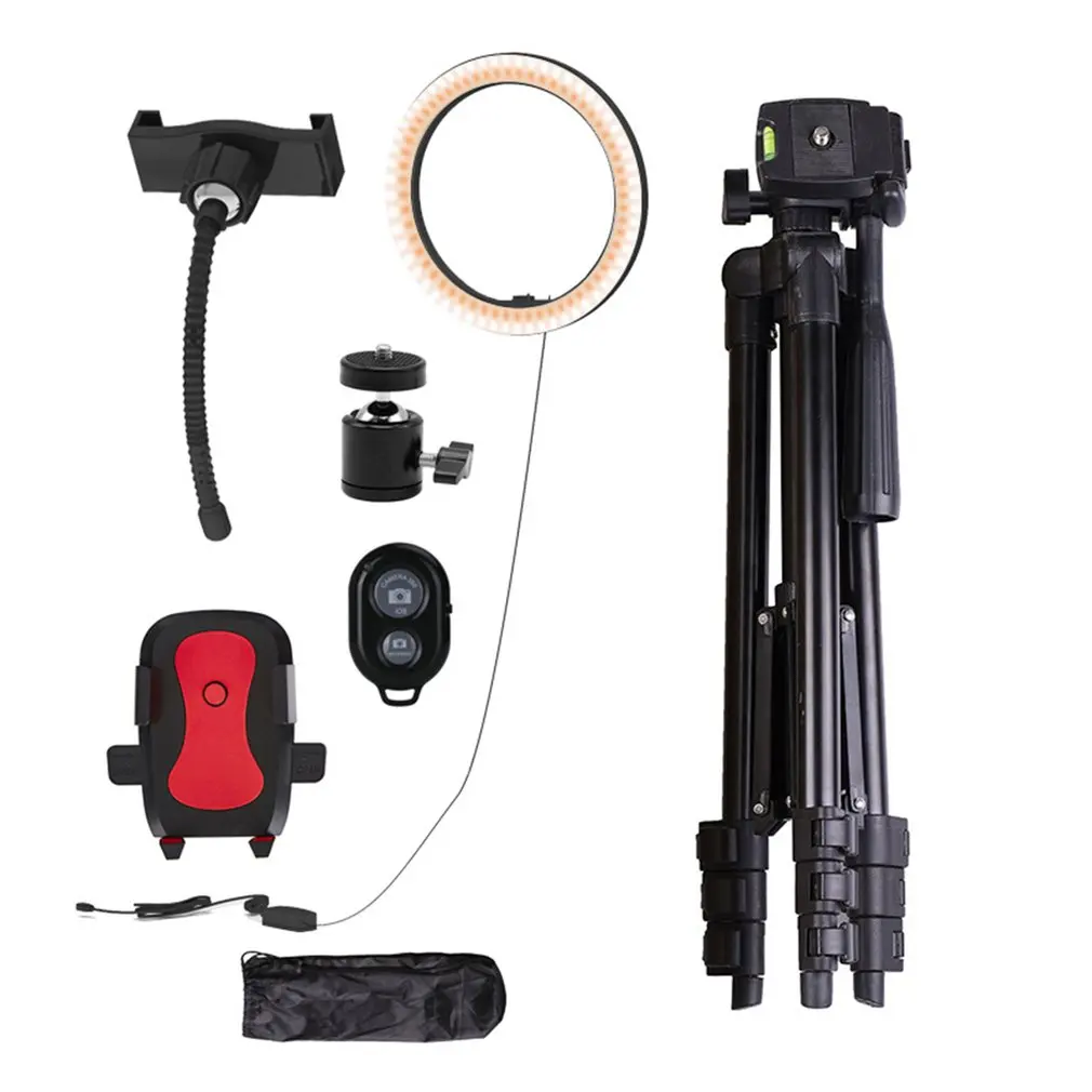 Dimmable LED Ring Light with Tripod Live Fill Light Mobile Phone Bracket Stand Holder Live Mobile Phone Holder
Dimmable LED Ring Light with Tripod Live Fill Light Mobile Phone Bracket Stand Holder Live Mobile Phone Holder