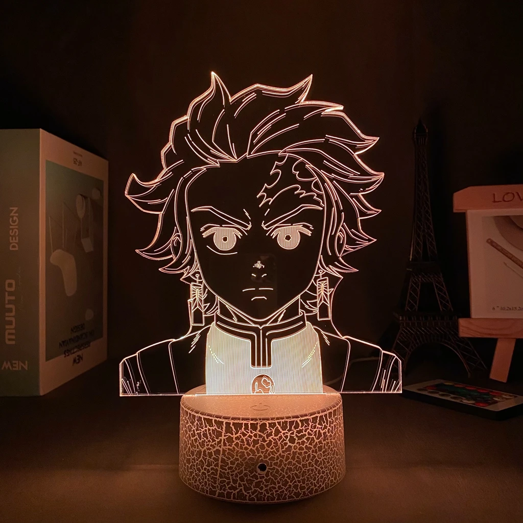 Аниме рассекающий демонов 3D лампа Kimetsu No Yaiba Kamado Tanjiro светодиодный ночсветильник для ребенка подарок на день рождения Декор для комнаты дома
Аниме рассекающий демонов 3D лампа Kimetsu No Yaiba Kamado Tanjiro светодиодный ночсветильник для ребенка подарок на день рождения Декор для комнаты дома