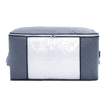 Clothing Storage Bags Organizers Thick Foldable Organization Bags With Large Clear View Window Carry For Clothes Blanket Closet 
Clothing Storage Bags Organizers Thick Foldable Organization Bags With Large Clear View Window Carry For Clothes Blanket Closet