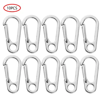 10Pcs Mini SF Spring Climbing Carabiners EDC Keychain Camping Bottle Hooks Paracord Flag Pole Clip Snaps Hook Backpack Clasps
10Pcs Mini SF Spring Climbing Carabiners EDC Keychain Camping Bottle Hooks Paracord Flag Pole Clip Snaps Hook Backpack Clasps
