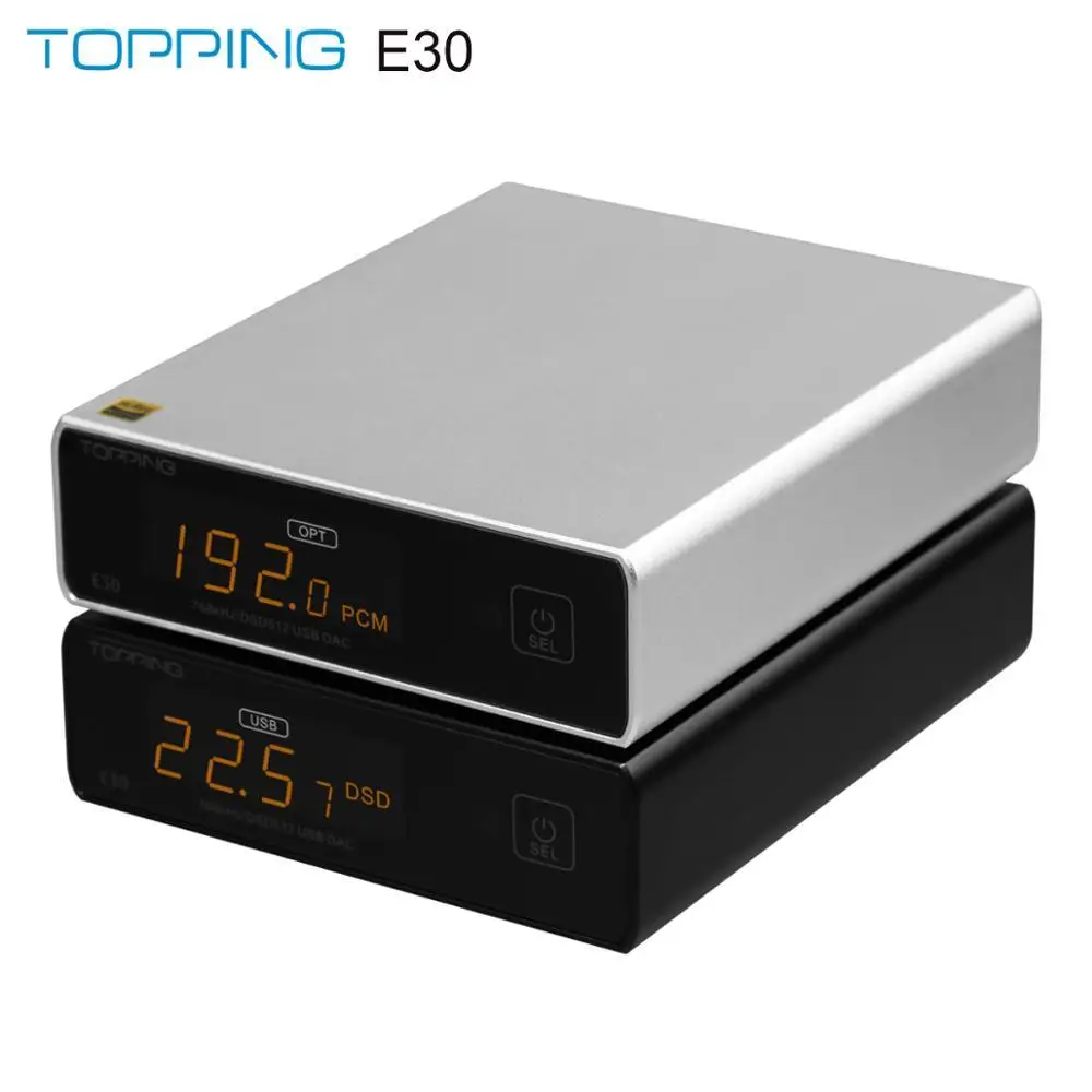 TOPPING E30 AK4493 USB DAC MINI HIFI Decoder XMOS XU208 32BIT / 768Khz DSD512 Touch Operation with Remote Control
TOPPING E30 AK4493 USB DAC MINI HIFI Decoder XMOS XU208 32BIT / 768Khz DSD512 Touch Operation with Remote Control