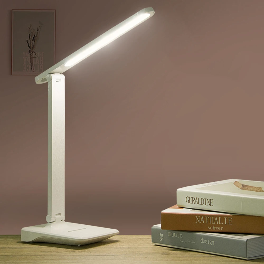 9W LED Table Lamp Touch Controll Brightness Adjustable USB Rechargeable Foldable Reading Eye-Protect Led Table Lamp Desk Light
9W LED Table Lamp Touch Controll Brightness Adjustable USB Rechargeable Foldable Reading Eye-Protect Led Table Lamp Desk Light