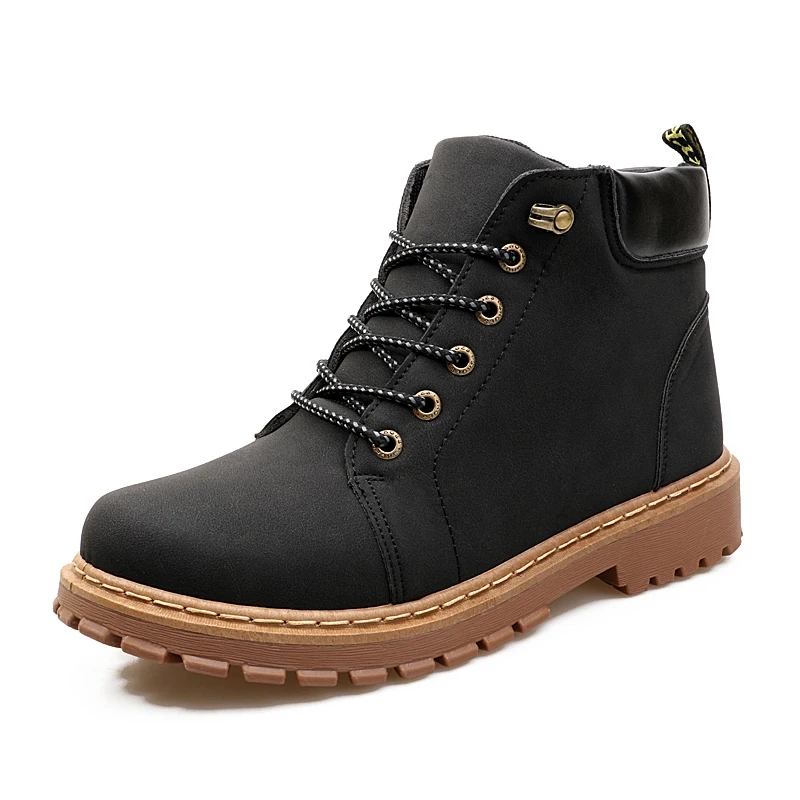 Winter Waterproof Ankle Boots High Quality Genuine Leather Fur Plush Men Boots Riding Boots Outdoor Working Snow Boots %1600
Winter Waterproof Ankle Boots High Quality Genuine Leather Fur Plush Men Boots Riding Boots Outdoor Working Snow Boots %1600