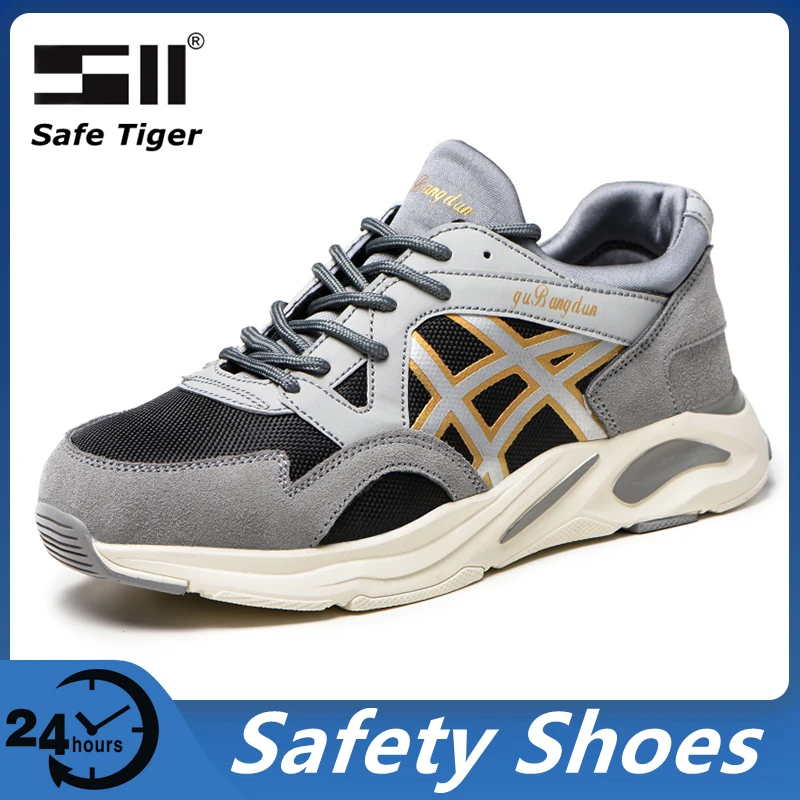 Mens Steel Toe Safety Shoes Lightweight Breathable Work Shoes for Men Anti-Smashing Non-Slip Construction Work Sneakers
Mens Steel Toe Safety Shoes Lightweight Breathable Work Shoes for Men Anti-Smashing Non-Slip Construction Work Sneakers