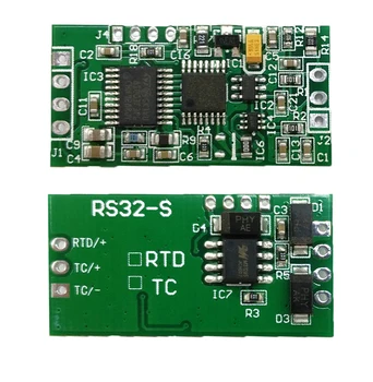 PT100/PT1000/K thermocouple 485 temperature transmitter temperature sensor acquisition PCB board rs32-s
PT100/PT1000/K thermocouple 485 temperature transmitter temperature sensor acquisition PCB board rs32-s