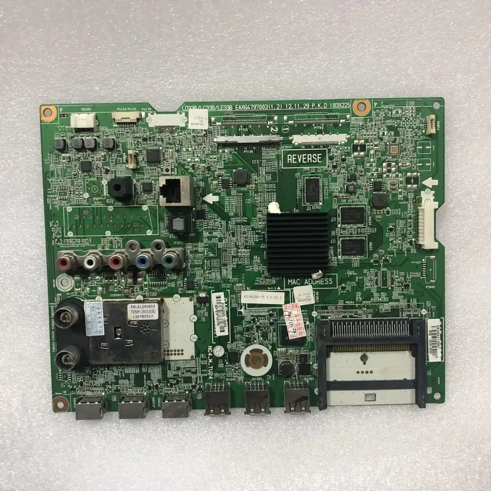 Новая оригинальная материнская плата 42LA6200 47LA6200-CN EAX64797003 EAX64797004
Новая оригинальная материнская плата 42LA6200 47LA6200-CN EAX64797003 EAX64797004