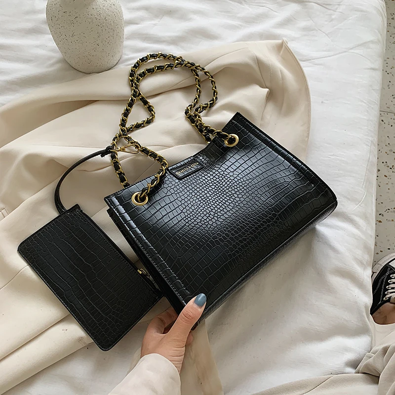 Travel British Style Mother-child Bag for Women Chain Crossbody Messenger Bags Ladies Stone Pattern Purses and Handbags Totes
Travel British Style Mother-child Bag for Women Chain Crossbody Messenger Bags Ladies Stone Pattern Purses and Handbags Totes