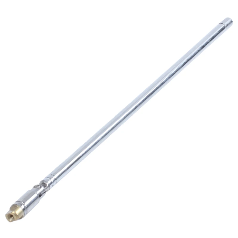 22 cm DAB radio, 100 centimeters of television 6 part telescopic antenna aerial silver
22 cm DAB radio, 100 centimeters of television 6 part telescopic antenna aerial silver