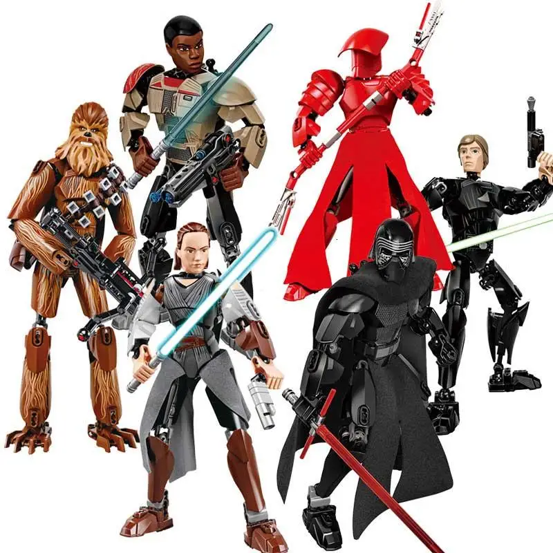Star War Toys For children Buildable Action Figure Model Captain Phasma Wan Kenobi General Grievous Kylo Building Blocks Brick
Star War Toys For children Buildable Action Figure Model Captain Phasma Wan Kenobi General Grievous Kylo Building Blocks Brick