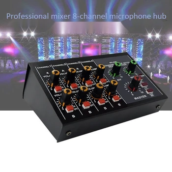 MIX-428E o Mixer 8-Channel Mixer o Signal Mixing Stereo Passive Mixer for 6.5mm o Cable US Plug 
MIX-428E o Mixer 8-Channel Mixer o Signal Mixing Stereo Passive Mixer for 6.5mm o Cable US Plug