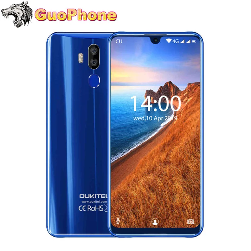 OUKITEL K9 Android мобильный телефон 7 12 'капля 4 Гб 64 Восьмиядерный 9 0 6000 мАч 16MP 8MP 5V/6A