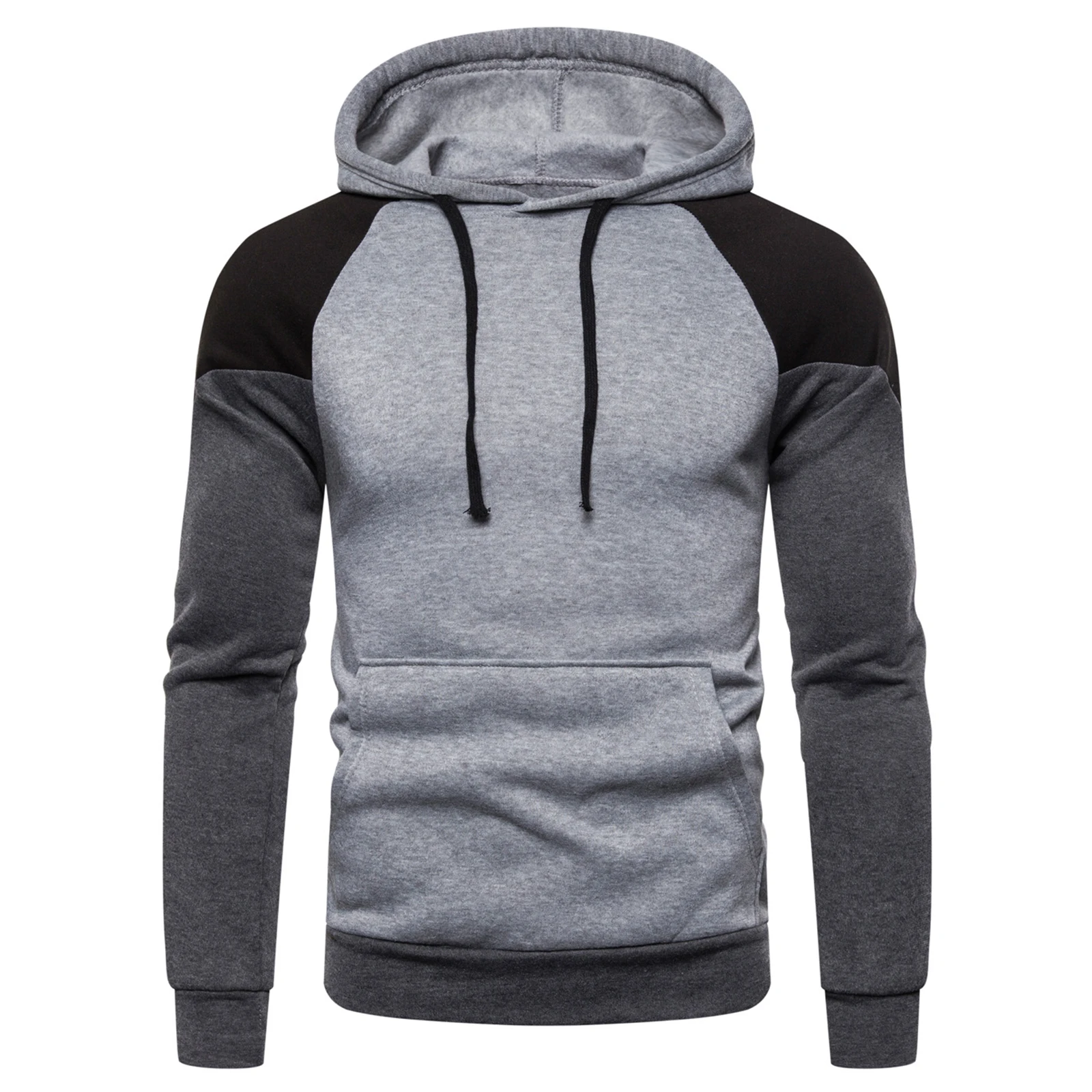 Men's Hoodies Long Sleeve Crew Neck Pullover Drawstring Patchwork Color Matching Pocket Sweater for Male Hooded Sweatshirts
Men's Hoodies Long Sleeve Crew Neck Pullover Drawstring Patchwork Color Matching Pocket Sweater for Male Hooded Sweatshirts