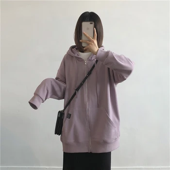Muzi 2020 Spring / Homemade Labeling Lian Hat Sweater Female Joker Loose Solid Color Cardigan Leisure Short Coat
Muzi 2020 Spring / Homemade Labeling Lian Hat Sweater Female Joker Loose Solid Color Cardigan Leisure Short Coat
