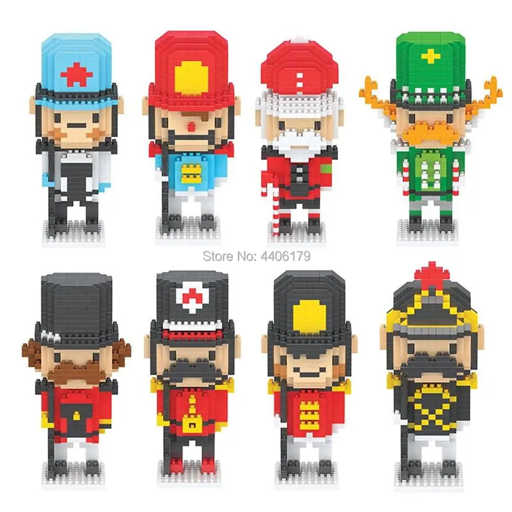 British Royal Guard- NUTCRACKER- CHAKRA Mini Blocks Fun Toys DIY Best Gift