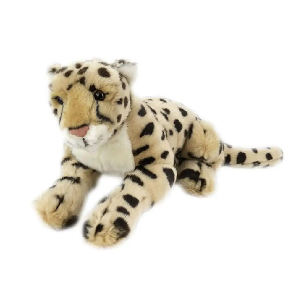 Имитация гепарда Пантеры джунглей Животные Мягкие плюшевые детские игрушки