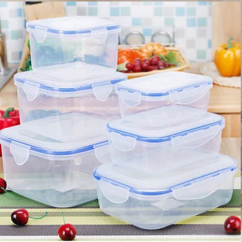330/500/1000ML Plastic Transparent Fresh Keeping Box Rectangular Microwave Oven Bento Refrigerator Storage Leak Proof Sealed
330/500/1000ML Plastic Transparent Fresh Keeping Box Rectangular Microwave Oven Bento Refrigerator Storage Leak Proof Sealed