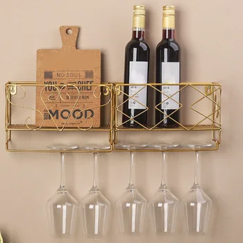 Space Saving Heavy Duty Solid Wine Rack Simple Double Layer Practical Durable Wall Hanging With Screws Bar Home Decor Iron Art
Space Saving Heavy Duty Solid Wine Rack Simple Double Layer Practical Durable Wall Hanging With Screws Bar Home Decor Iron Art