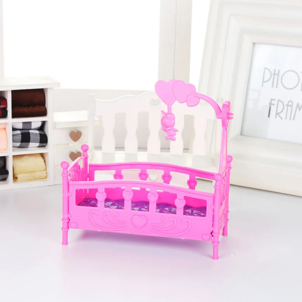 Brand New 1PC Mini Cradle Bed Doll House Toy Furniture Dollhouse Accessories Plastic Miniature Girls Toy Random Color
Brand New 1PC Mini Cradle Bed Doll House Toy Furniture Dollhouse Accessories Plastic Miniature Girls Toy Random Color