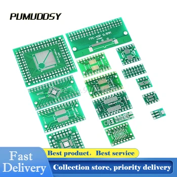 35pcs=7value*5pcs PCB Board Kit SMD Turn To DIP SOP MSOP SSOP TSSOP SOT23 8 10 14 16 20 24 28 SMT To DIP
35pcs=7value*5pcs PCB Board Kit SMD Turn To DIP SOP MSOP SSOP TSSOP SOT23 8 10 14 16 20 24 28 SMT To DIP