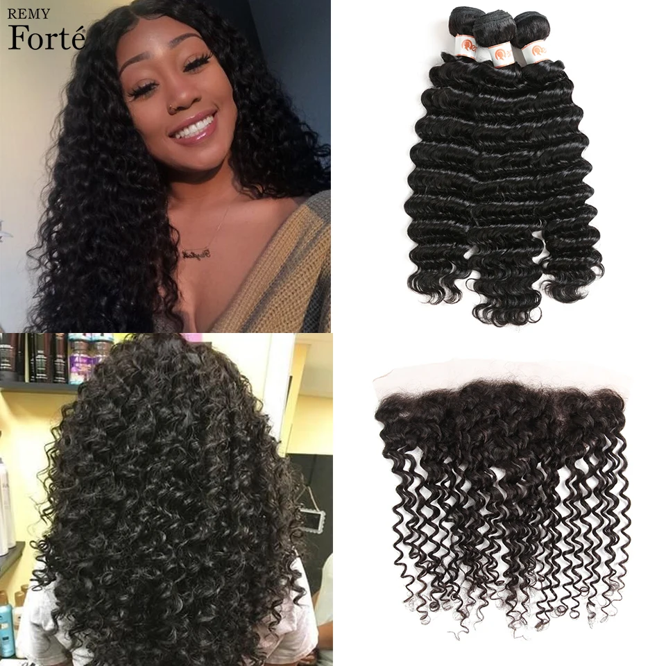 Remy Forte Deep Wave Bundles With Closure 30 Inch Bundles With Frontal Brazilian Hair Weave Bundles 3/4 Bundles With Frontal
Remy Forte Deep Wave Bundles With Closure 30 Inch Bundles With Frontal Brazilian Hair Weave Bundles 3/4 Bundles With Frontal