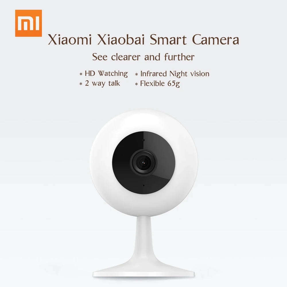 Xiaomi Chuangmi 720P HD Smart Camera Wireless WiFi IP Camera View Baby Monitor Home Security Monitor 9m Night Vision
Xiaomi Chuangmi 720P HD Smart Camera Wireless WiFi IP Camera View Baby Monitor Home Security Monitor 9m Night Vision