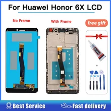 Bloc écran tactile LCD, haute qualité, pour Huawei Honor 6X BLN-L24 BLN-AL10 BLN-L21 BLN-L22 GR5 2017=