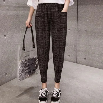 DONAMOL Plus Size Casual Women pants Side Stripe Patchwork Drawstring Elastic-Waist Loose Sweatpants Female Winter Warm Trousers
DONAMOL Plus Size Casual Women pants Side Stripe Patchwork Drawstring Elastic-Waist Loose Sweatpants Female Winter Warm Trousers